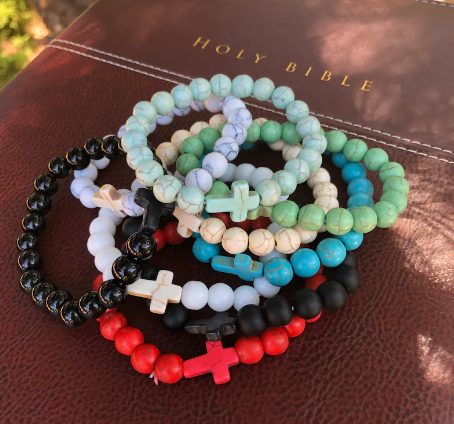 Rock of Faith Beaded Bracelets